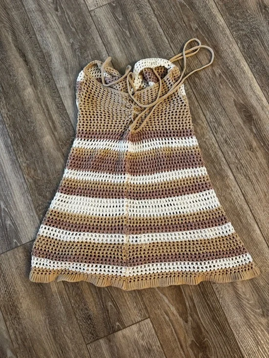 KNIT BEACH DRESS COVERUP - Picture 2 of 2